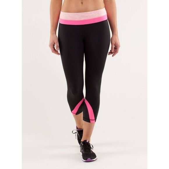 LULULEMON ATHLETICA Inspire Crop II 'Full On Luxtreme 21' Size 6 - Picture 1 of 5